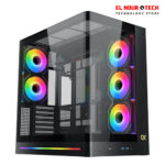 XIGMATEK PANO II Type C 8FAN ARGB Curved TG EATX Super Tower Case - Image 4