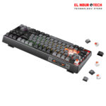 Meetion MK14 TKL RGB 3 Mode Rechargeable Wireless Bluetooth Mechanical Keyboard - Image 2