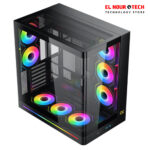 XIGMATEK PANO II Type C 8FAN ARGB Curved TG EATX Super Tower Case