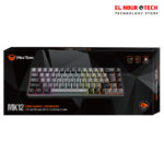 MEETION MK12 65% RGB Arabic  Triple Mode  Wireless And Bluetooth Mechanical Keyboard