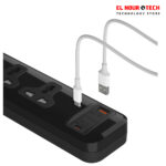 ILOCK Power Strip with 3 Outlets & 2 USB Ports (USB-C + USB-A)  Fast Charging | 2M - Image 3