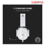 ⁦Razer BlackShark V2 X Wired Gaming Headset with TriForce 50mm Drivers 3.5mm Black⁩ - الصورة ⁦7⁩