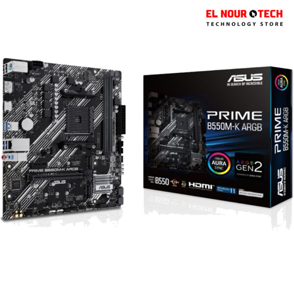 ASUS PRIME B550M - K ARGB - DDR4 Motherboard