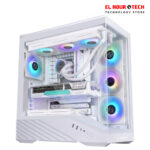 ⁦CASE LIAN LI VECTOR V100R BTF 4FAN ARGB WHITE⁩ - الصورة ⁦7⁩