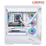 ⁦CASE LIAN LI VECTOR V100R BTF 4FAN ARGB WHITE⁩ - الصورة ⁦8⁩
