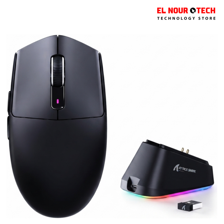 ماوس لاسلكي ATTACK SHARK G3 PRO Tri-mode Gaming Mouse أسود