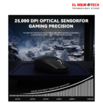 ماوس لاسلكي ATTACK SHARK G3 PRO Tri-mode Gaming Mouse أسود