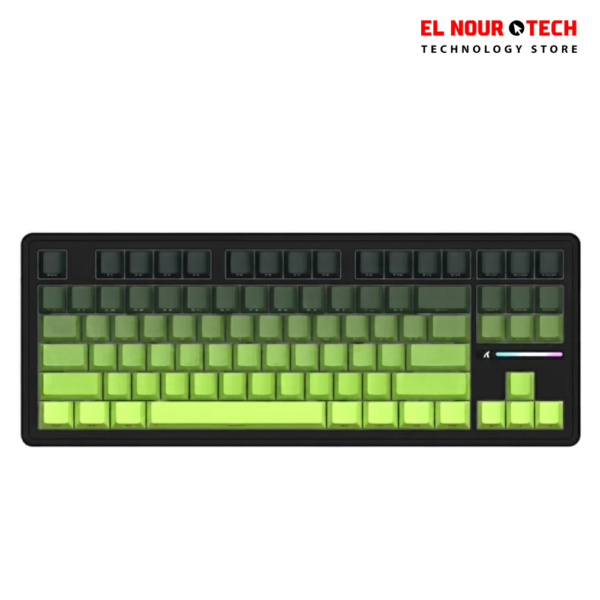 كيبورد جيمينج Attack Shark M87 Pro V2 Tri Mode RGB Green Tea