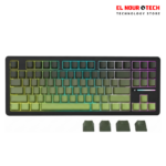 كيبورد جيمينج Attack Shark M87 Pro V2 Tri Mode RGB Green Tea