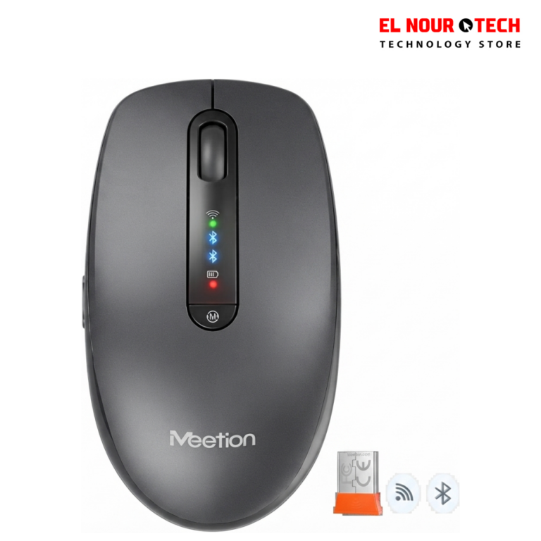 ماوس لاسلكي مزدوج الوضع MEETION BTM100 Rechargeable - صامت ومريح