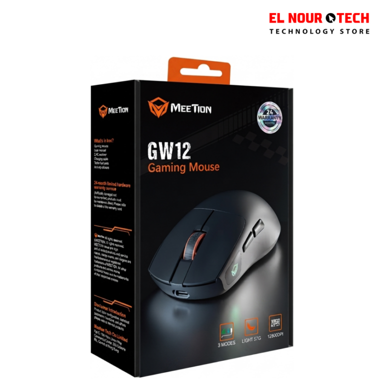 ماوس ألعاب لاسلكي ميتيون MEETION GW12 BK Triple Mode