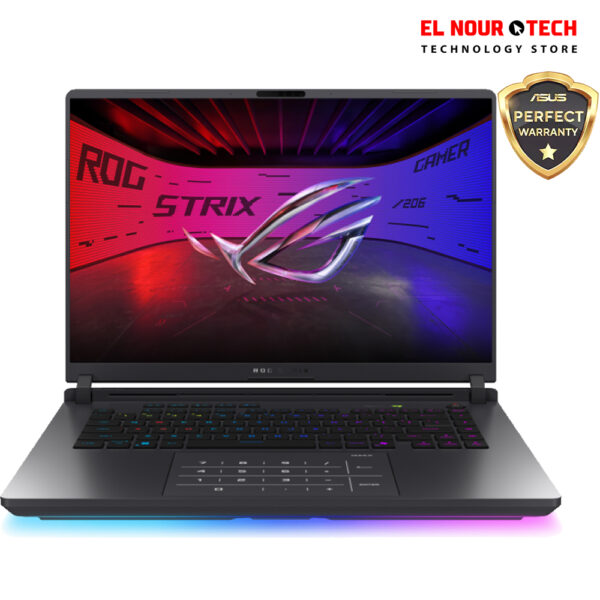 ASUS ROG Strix G615LR-RV052W Gaming Laptop - Intel Core Ultra 9 255HX - RAM 32G DDR5 - SSD 1TB - Nvidia GeForce RTX 5070Ti 12GB - 16 inch WUXGA 165Hz - Windows 11