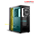 كيسة Antec AX65 4FAN ARGB مع باور سبلاي ATOM B750 بقوة 750W لون أبيض
