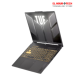 لابتوب الـ جيمينج ASUS TUF F16 FX607VJB Intel Core i5-210H رام 8 جيجا بايت مساحة 512 جيجا بايت اس اس دي كارت شاشة NVIDIA GeForce RTX 3050 6GB شاشة 16 بوصة 144Hz ويندوز 11