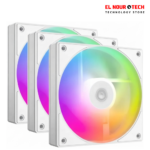 مروحة تبريد ID-COOLING AS-120 ARGB-W TRIO White