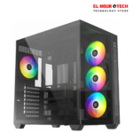 ID-COOLING VIEW 510 4 Fan ARGB Type C Black Mid Tower Case