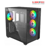 ID-COOLING VIEW 510 4 Fan ARGB Type C Black Mid Tower Case