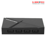 موزع Xigmatek SyncHub 6 ARGB PWM Ports مع ريموت كنترول