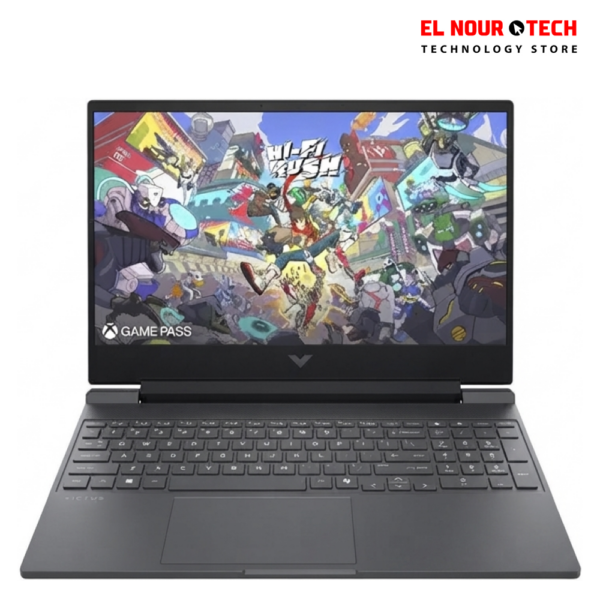 لابتوب الألعاب اتش بى VICTUS 15-FB3093DX - AMD RYZEN 7 7445HS - RAM 16GB DDR5 - SSD 512 - Nvidia Geforce RTX 4050 6G - 15.6 Inch FHD IPS 144Hz - WIN11