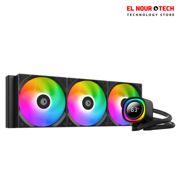 مبرد مائي بمعالج رقمي ID-COOLING FX 360 TD DIGITAL Screen Gen 7 Pro Pump ARGB AIO Liquid Cpu Cooler
