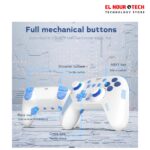يد تحكم العاب ONIKUMA C1 RGB Bluetooth Gaming Controller Gamepad 6-Axis Gyroscope with Turbo Motion & Vibration – For PC Gaming Console
