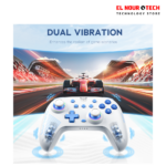 يد تحكم العاب ONIKUMA C1 RGB Bluetooth Gaming Controller Gamepad 6-Axis Gyroscope with Turbo Motion & Vibration – For PC Gaming Console