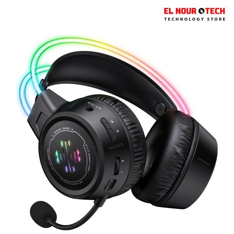 سماعة رأس أونيكوما GT889 RGB لاسلكية بثلاثة أوضاع للألعاب