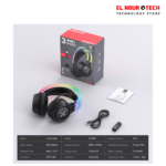 سماعة رأس أونيكوما GT889 RGB لاسلكية بثلاثة أوضاع للألعاب
