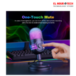 ميكروفون استوديو RGB بتسجيل 48KHz ومراقبة ذكية من ONIKUMA M930