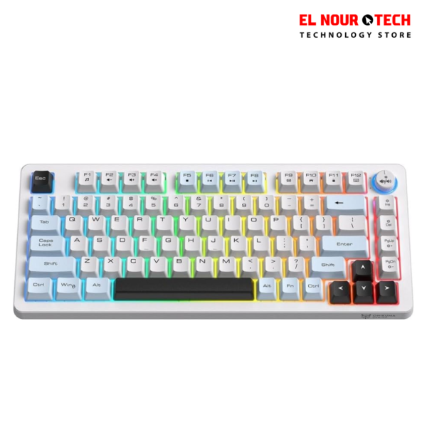 لوحة مفاتيح ألعاب لاسلكية ONIKUMA MT501 Silent 3-Mode Membrane 75%
