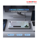 لوحة مفاتيح ألعاب لاسلكية ONIKUMA MT501 Silent 3-Mode Membrane 75%