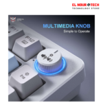 لوحة مفاتيح ألعاب لاسلكية ONIKUMA MT501 Silent 3-Mode Membrane 75%