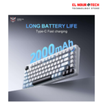 لوحة مفاتيح ألعاب لاسلكية ONIKUMA MT501 Silent 3-Mode Membrane 75%
