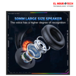 سماعات ألعاب راس سلكية ONIKUMA X88 RGB - أسود