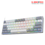 كيبورد الالعاب الميكانيكي REDRAGON K617 FIZZ RGB 60% سلكي