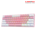كيبورد الالعاب الميكانيكي REDRAGON K617 FIZZ RGB 60% سلكي