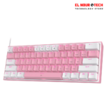 كيبورد الالعاب الميكانيكي REDRAGON K617 FIZZ RGB 60% سلكي