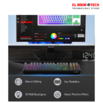 لوحة مفاتيح لاسلكية REDRAGON K707SP - RGB- PRO STAR Blade