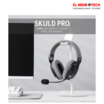 سماعة ألعاب لاسلكية REDRAGON SKULD PRO H87BG - رمادي وأزرق